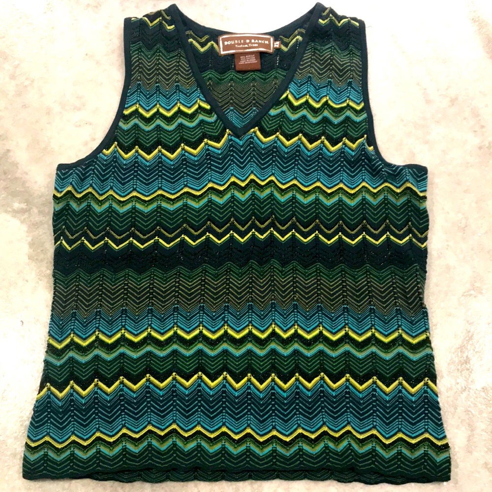 Double D Ranch Knit Sleeveless Tank XL